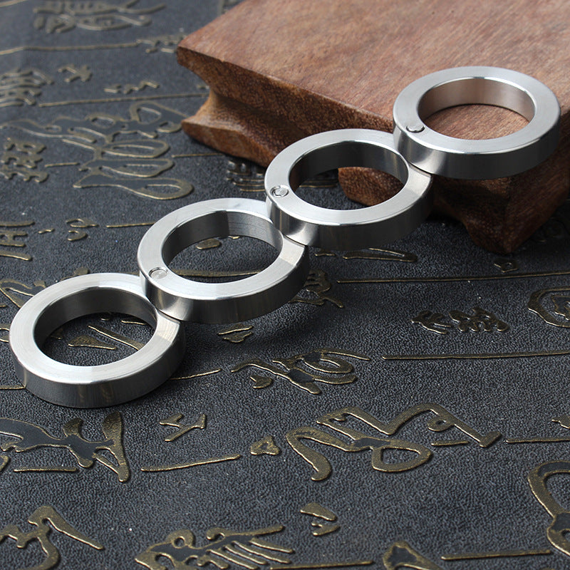 SteelGuard Foldable Defense Ring – 49% OFF Today Only!