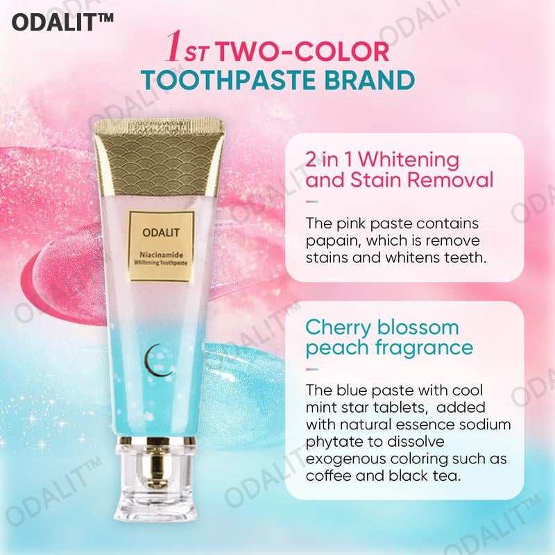 ✨ Achieve a Radiant Smile - 49% OFF - 🦷 Niacinamide Whitening Toothpaste - For Healthier, Whiter Teeth!