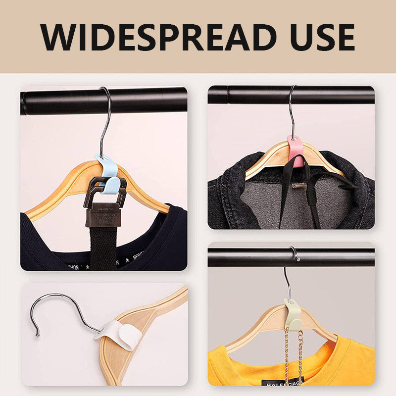 🧩 Stack It. Hang It. Save It. The Ultimate Space-Saving Hanger Hook – For Effortless Closet Organization