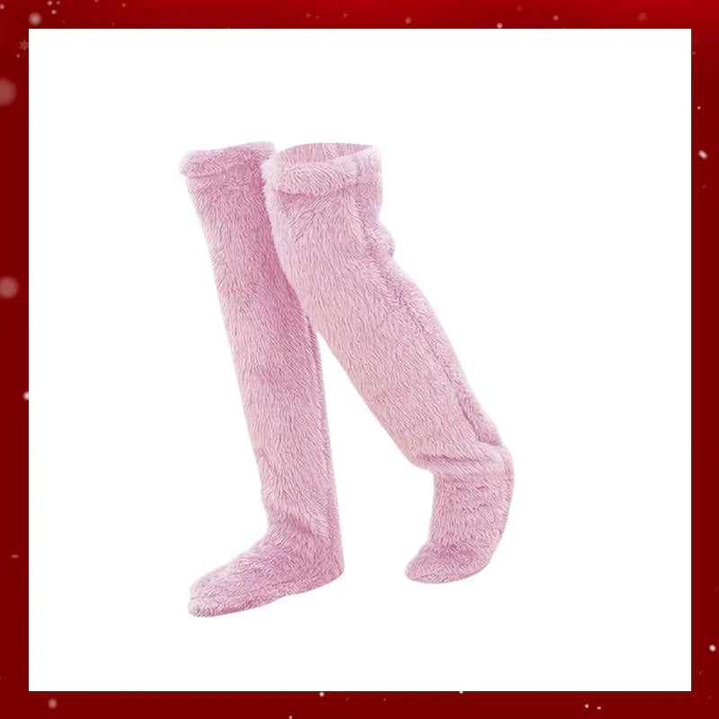 🏆Flash Sale⚡🏆#1 Best Seller ⏰ 💕Comfort Plush Fleece Knee Socks For Christmas❄️🎅