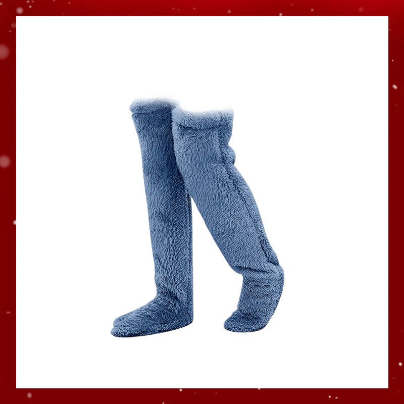 🏆Flash Sale⚡🏆#1 Best Seller ⏰ 💕Comfort Plush Fleece Knee Socks For Christmas❄️🎅