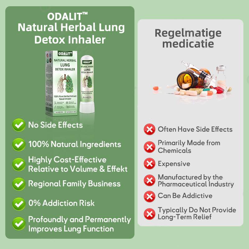 ✅Official Store: ODALIT™ Natural Herbal Lung Detox Inhaler FDA Approved (💝 Cough, wheezing, shortness of breath, mucus, stuffy nose, bronchitis, allergies, lung discomfort💝)