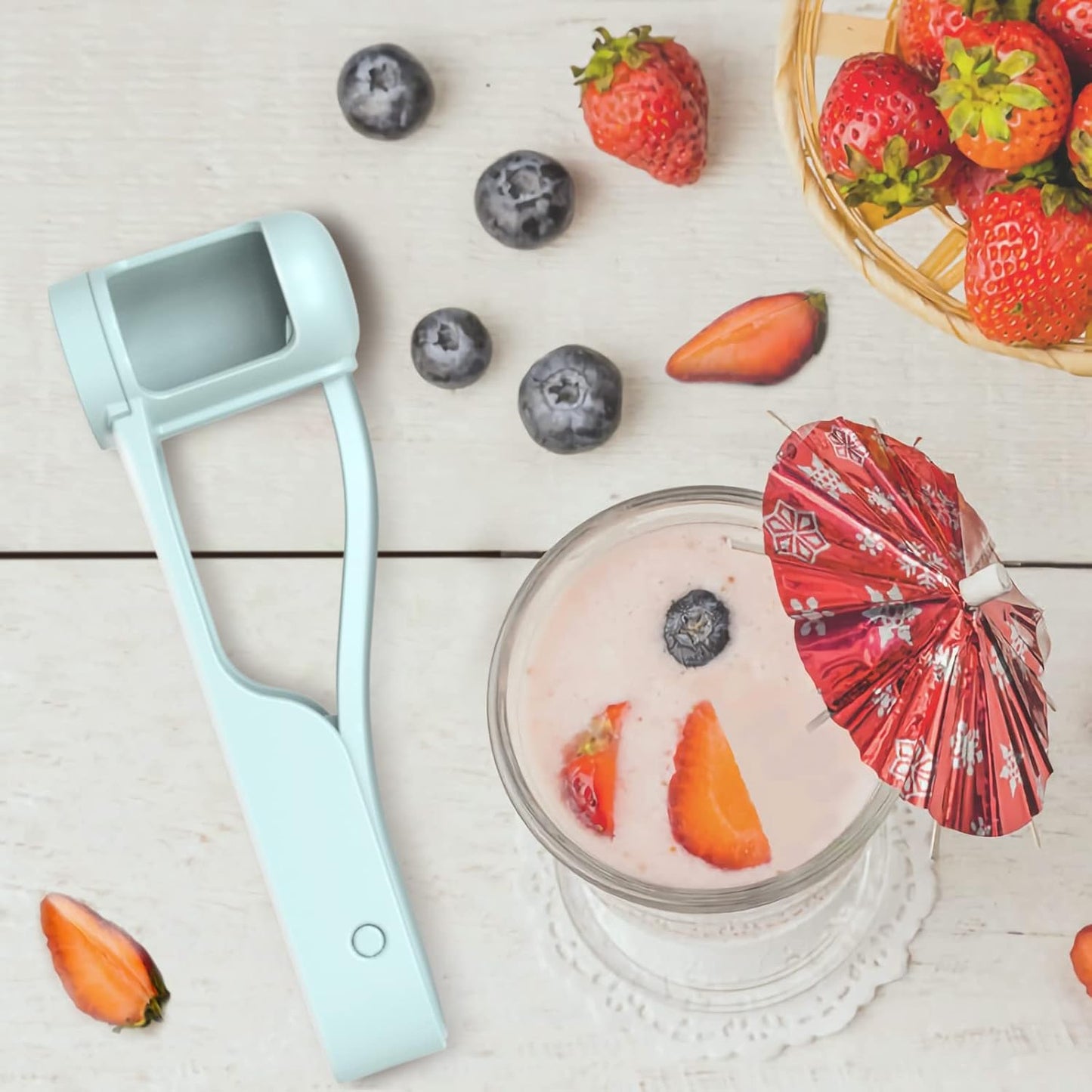 LBMLBM Grape Cutter - Safe & Easy One-Handed Fruit Slicing