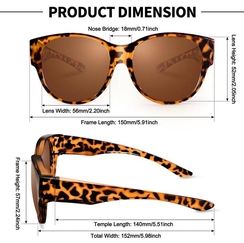 🔥LAST DAY - 🕶2025 New Oversized Cat Eye Sunglasses Polarized UV400 Protection