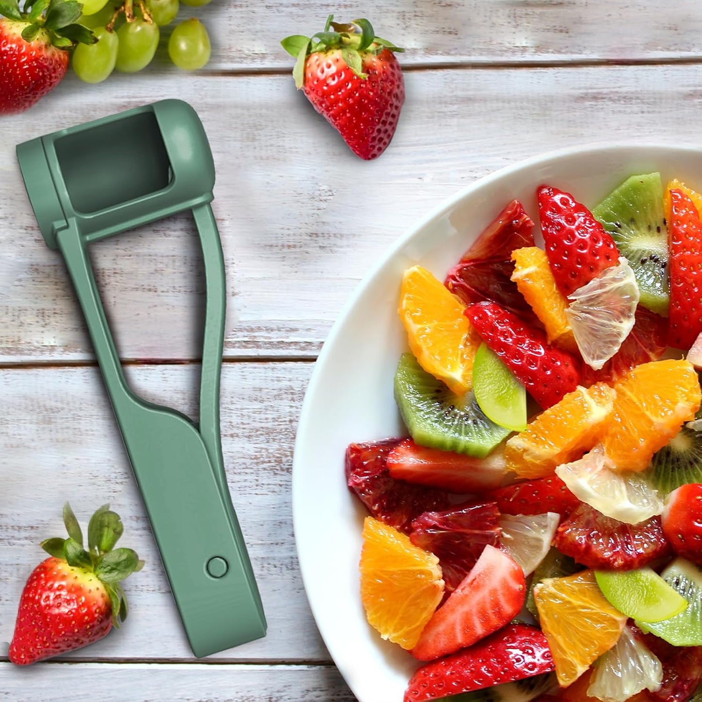 LBMLBM Grape Cutter - Safe & Easy One-Handed Fruit Slicing