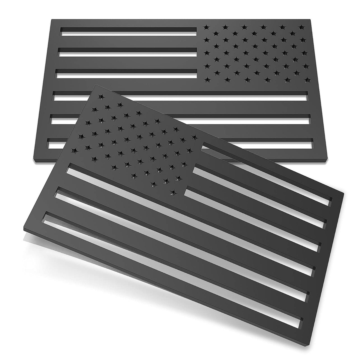 š„Last Day 49% OFF - 3D All-Black American Flag Emblem Decal