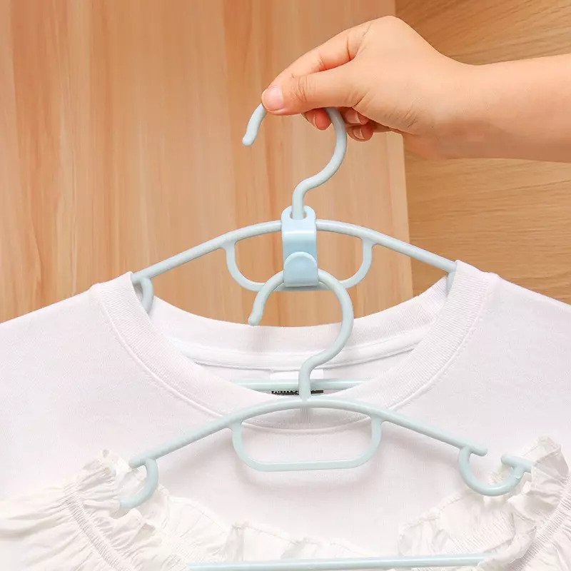 🧩 Stack It. Hang It. Save It. The Ultimate Space-Saving Hanger Hook – For Effortless Closet Organization