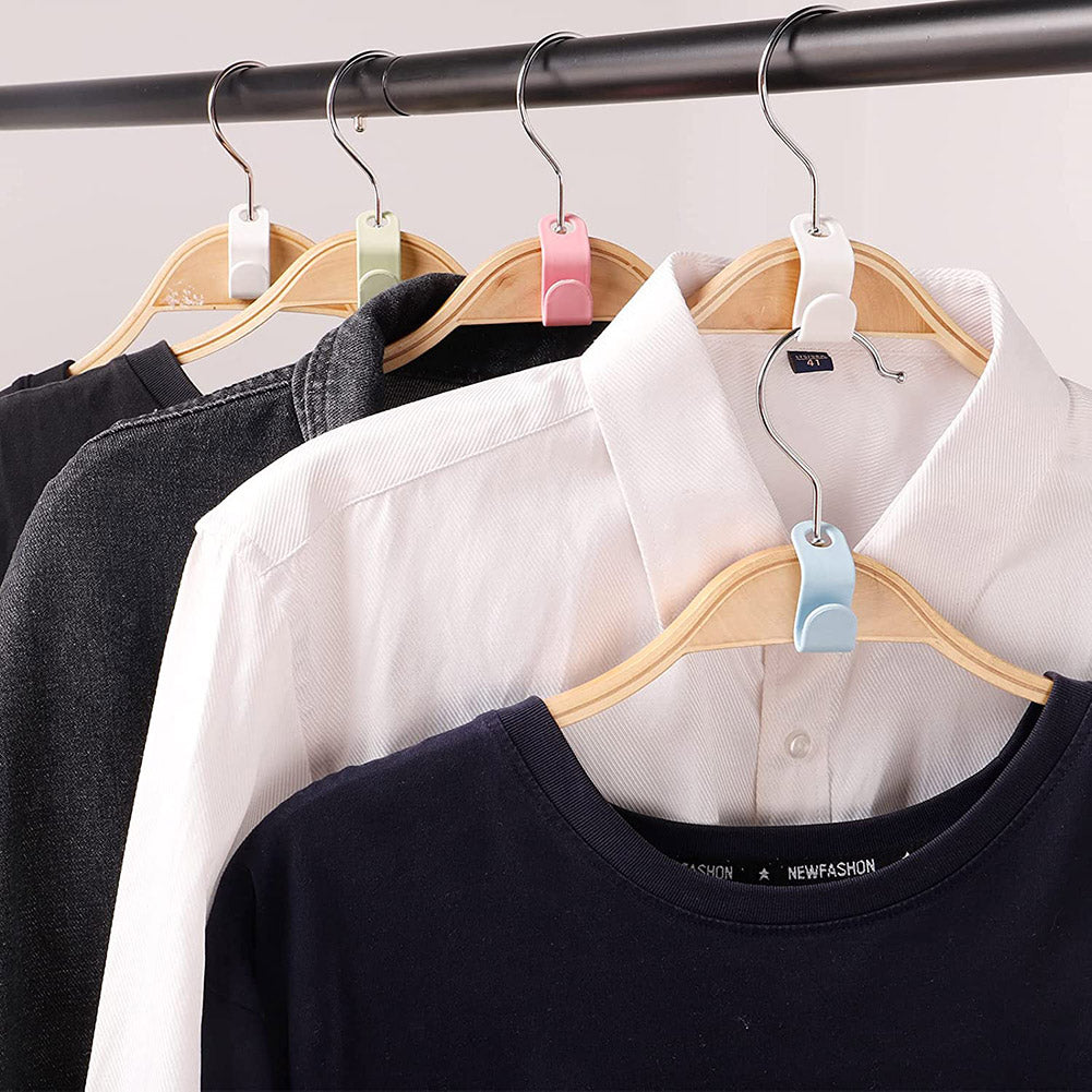 🧩 Stack It. Hang It. Save It. The Ultimate Space-Saving Hanger Hook – For Effortless Closet Organization