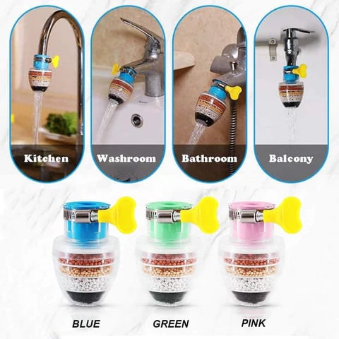 2025 Upgrade 💧 6-Layer Charcoal Faucet Filter for Fresh, Safe Water
