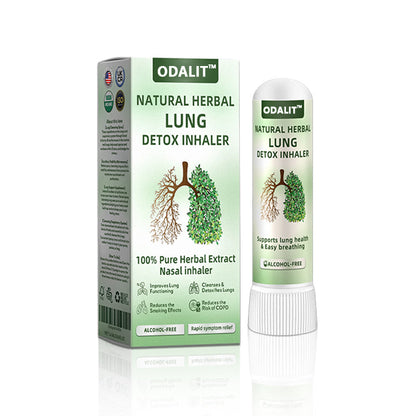 ✅Official Store: ODALIT™ Natural Herbal Lung Detox Inhaler FDA Approved (💝 Cough, wheezing, shortness of breath, mucus, stuffy nose, bronchitis, allergies, lung discomfort💝)
