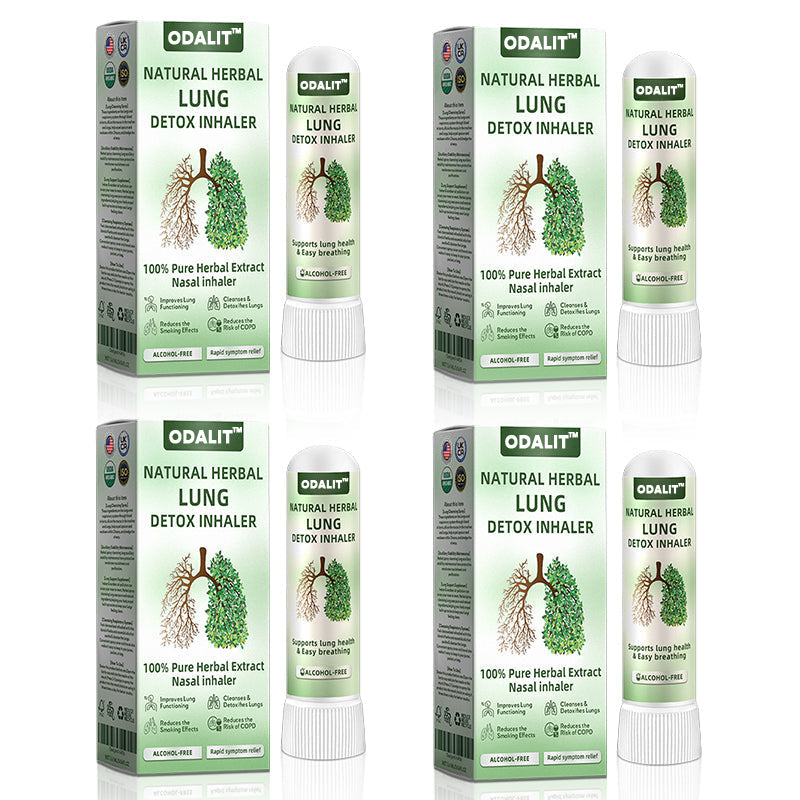 ✅Official Store: ODALIT™ Natural Herbal Lung Detox Inhaler FDA Approved (💝 Cough, wheezing, shortness of breath, mucus, stuffy nose, bronchitis, allergies, lung discomfort💝)