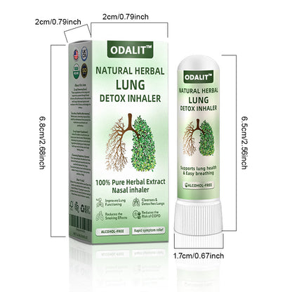 ✅Official Store: ODALIT™ Natural Herbal Lung Detox Inhaler FDA Approved (💝 Cough, wheezing, shortness of breath, mucus, stuffy nose, bronchitis, allergies, lung discomfort💝)