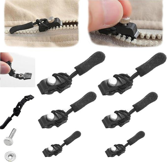 Zipper Repair Kit – Universal Stylish Replacement Pulls (12, 18, 24-Pack)
