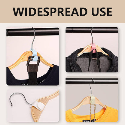 🧩 Stack It. Hang It. Save It. The Ultimate Space-Saving Hanger Hook – For Effortless Closet Organization