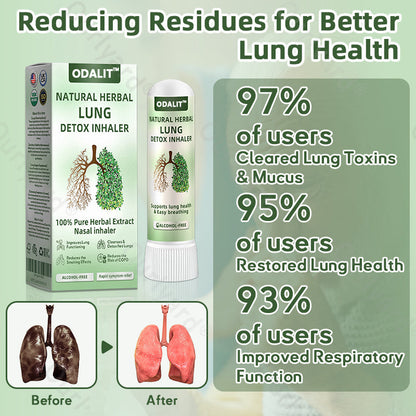 ✅Official Store: ODALIT™ Natural Herbal Lung Detox Inhaler FDA Approved (💝 Cough, wheezing, shortness of breath, mucus, stuffy nose, bronchitis, allergies, lung discomfort💝)