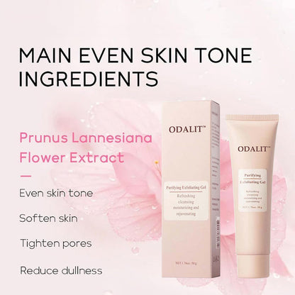 ODALIT™ Sakura-Infused Exfoliating Cleanser – For Radiant, Smooth Skin