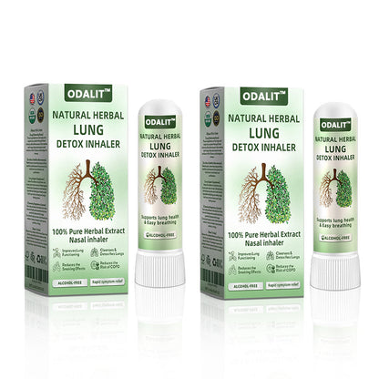 ✅Official Store: ODALIT™ Natural Herbal Lung Detox Inhaler FDA Approved (💝 Cough, wheezing, shortness of breath, mucus, stuffy nose, bronchitis, allergies, lung discomfort💝)